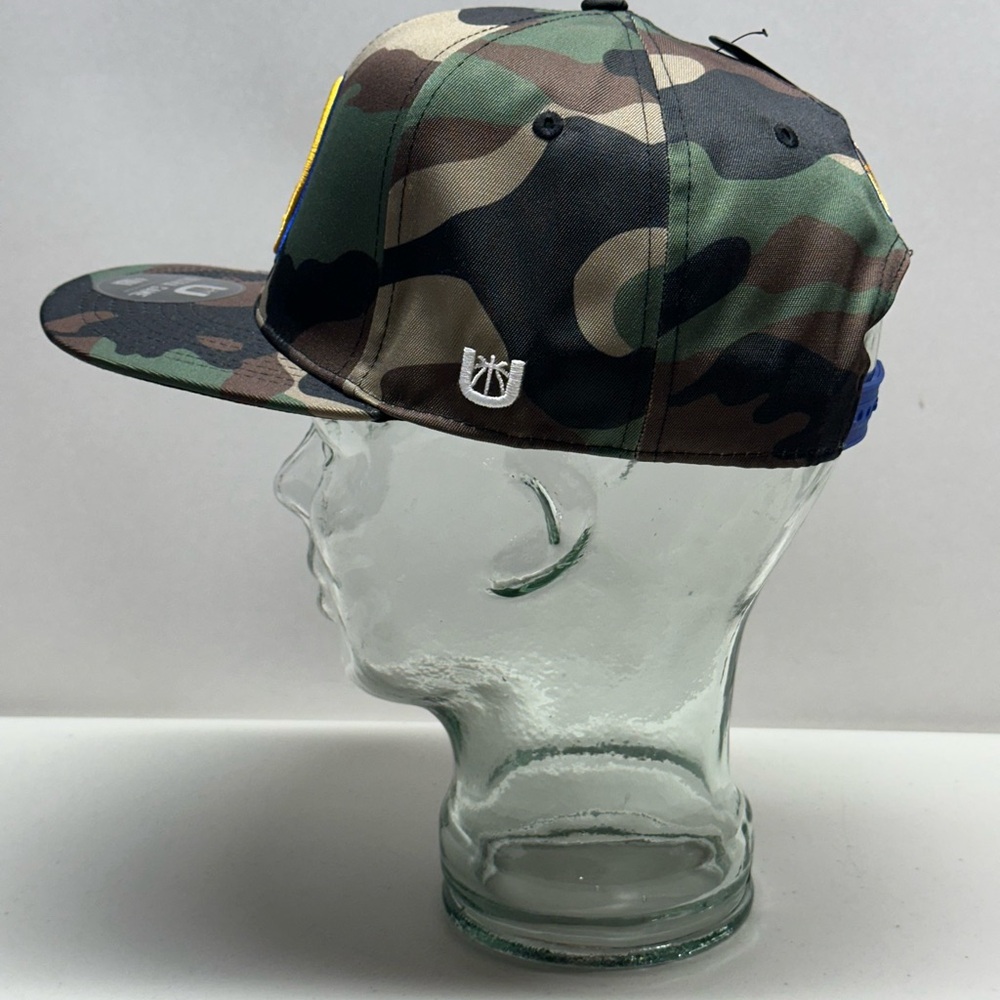 Golden State Warriors Hat Snapback Camouflage Camo Cap UNK NBA Ultra Game OSFA - Picture 3 of 7